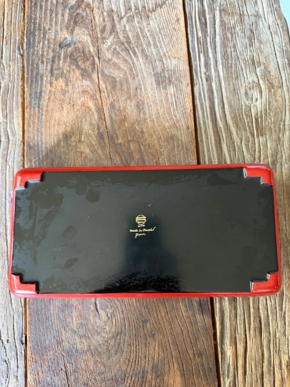 Maruni lacquerware box from Occupied Japan | 1940s vintage